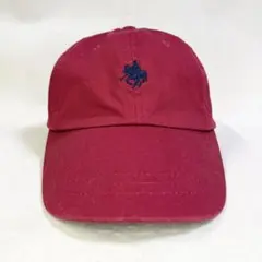 POLO ポロ 子供 キャップ 赤 48㎝ 調整可