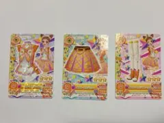 アイカツカード　イエロートルテコーデセット