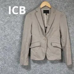 ICB テーラードジャケット ベージュ ストライプのサムネイル
