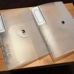 セリア ６リングバインダー 2点セット　シール帳　リフィル別　新品