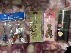 ディズニー購入　ストラップ ４点セット　☆新品☆