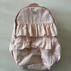petit main リュック　ピンク　フリル　プティマイン　ナルミヤ