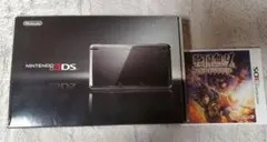 美品　ニンテンドー3DS ブラック 本体 SDカード　箱あり