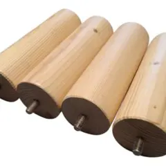 【新品未使用・長期保管・訳あり】ソファーの足◆木製◆