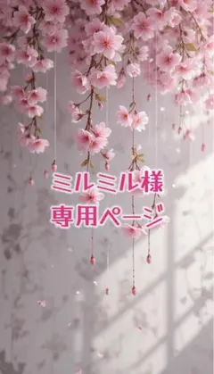 ミルミル様専用ページ