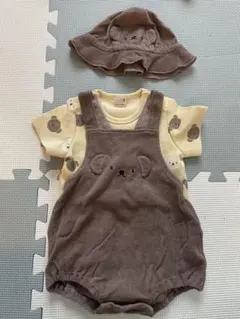 petit main ロンパース　サロペット　80サイズ