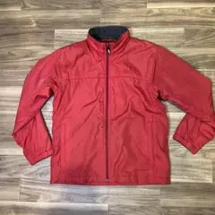 FIRST DOWN 赤 ジャケット 裏地フリース y2k Mサイズ ビンテージ