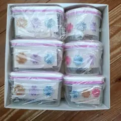 新品未使用　marie claire 保存容器 6個セット