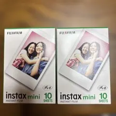 instax mini10SHEETS 2箱