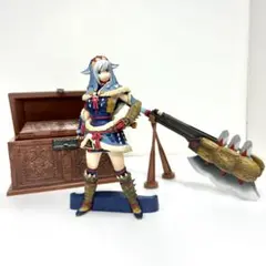 モンスターハンター　DXF ハンターフィギュア　女剣士　アシラシリーズ　青熊斧