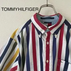 【きーちゃん様ご成約】 トミーヒルフィガー シャツ メンズ レディース XL