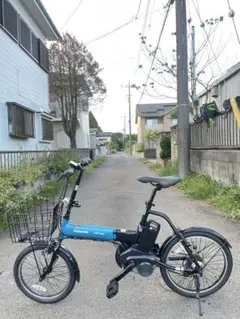 117】折りたたみ電動自転車 パナソニック OFFTime イエロー×ブラック