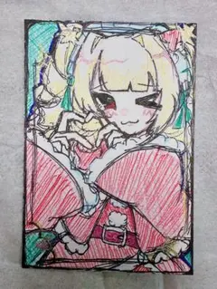 オリジナルイラストカード 萌え絵 女の子