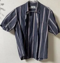 Crocodile クロコダイル ストライプシャツ 半袖シャツ