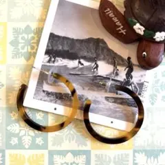 Lilikoi & Co. 薄型トータスフープピアス