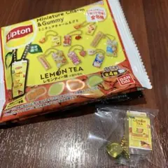 【新品未使用】リプトンミニチュアチャーム&グミ