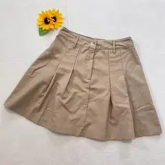 デイジー【M】美品　プリーツスカート　Aライン　ミニスカート　カジュアル　大人