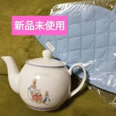 新品未使用　ピーターラビット ティーポット　おまけ付 ウェッジウッド（Wedgwood）ピーターラビット ティーポット