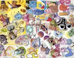 【100枚】シール おすそ分け ボンボンドロップ ウォーター立体 ぺたんこ ⑪