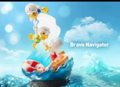 ディズニー　ポップマート　フィギュア　ヒューイ　デューイ　ルーイ