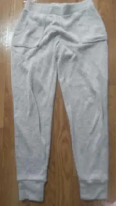 グレー スウェット スリムフィット パンツ❤
