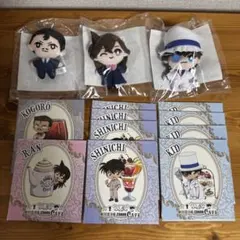 名探偵コナン セガラッキーくじ 毛利蘭 怪盗キッド ぬいぐるみ コナンカフェ