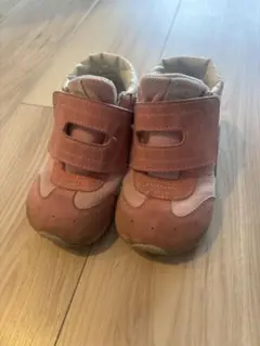 ミキハウス　ミズノ　ピンク ベルクロ