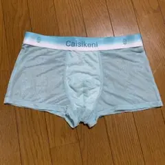 Caisikeni 水色 シースルーボクサーパンツ