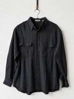 barassi MILANO 長袖シャツ 黒 48 日本製のサムネイル