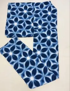美品] 絽 洗える 夏着物 小紋 薄物 夏物 涼しげ 水色 お茶 花火大会