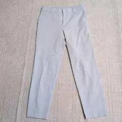 【美品】ロートレアモン 麻混 テーパードパンツ ライトグレー サイズ36のサムネイル