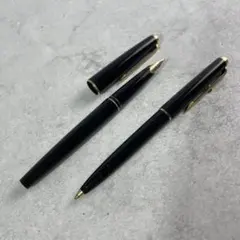 【K14】MONTBLANC モンブラン 万年筆&ボールペン 2本まとめ