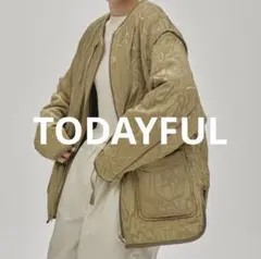 TODAYFUL Jacquard Piping Blouson 36