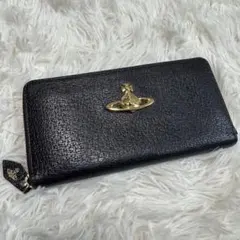 【美品】Vivienne Westwood 長財布　ラウンドファスナー　オーブ