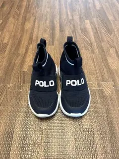 Polo ネイビー スニーカー