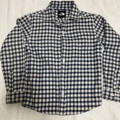 used☆THE NORTH FACE チェック柄長袖シャツ 130