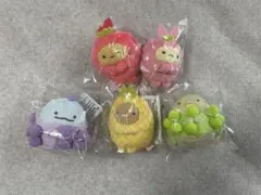 すみっコぐらし フルーツパーラー てのりぬいぐるみ 5種 タグ付き