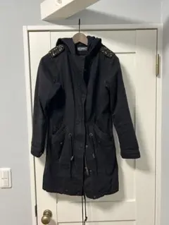 【美品】MAISON Gilfy 黒　モッズコート 2026年最新】MAISON GILFY レディース モッズコートの人気アイテム
