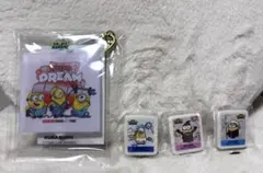 【くら寿司×ミニオンズ】ビッくらポン！ クリアポーチ 消しゴム 4点セットのサムネイル