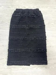 美品 アプレレクール フリル ロングスカート