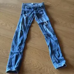 GYDAダメージ加工 スキニーデニムパンツ ライトブルーのサムネイル