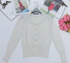 《美品》M'S GRACY エムズグレイシー お洒落 ホワイト系 トップス☀☀のサムネイル