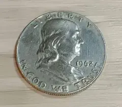 C404 1962年 ハーフダラー銀貨プルーフ フランクリン アメリカ - メルカリ