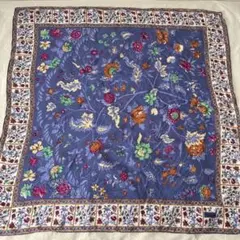 Billblass ビルブラス　総柄　花柄　ハンドロール　スカーフ