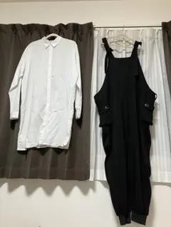 ankoROCK オーバーオール+オーバーサイズシャツ