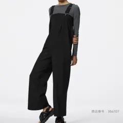 【GU ジーユー】　タックサロペットパンツQ オールインワン　オーバーオール