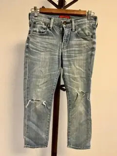 ⭕️ RED CARD ライトブルー ダメージデニム 23