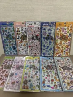 【即日発送•正規品】ディズニー プチドロップステッカー 10点セット