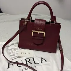 価格交渉可】FURLA CILIEGIA d ショルダーバッグ 赤・黒・白 - メルカリ