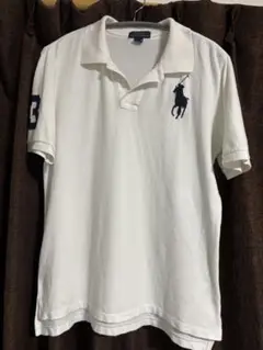 ポロ・ラルフ・ローレン ポロシャツ POLO RALPH LAUREN 白紺